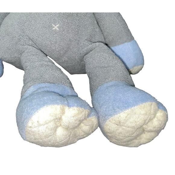 Toys R Us Elephant Plush Geoffrey Stuffed Animal Safari Nursery Shower Blue 15" - Picture 4 of 11